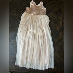 Elegant Sequin and Tulle Dress for holidays and formal dance